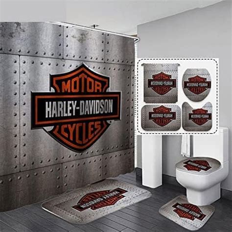 harley bathroom set|harley davidson bathroom accessories sale.